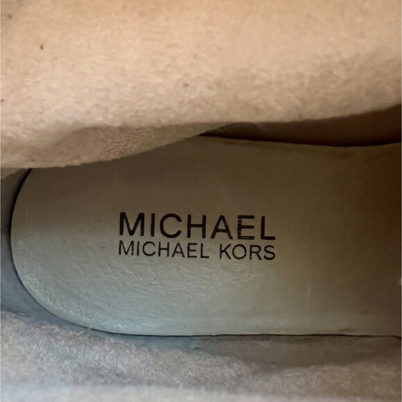 Michael Kors Silver Studded Black Suede Boots Fringe Western Cowgirl Women 8.5 - Picture 10 of 16